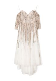 Saiid Kobeisy bead-embellished tulle dress - Rosa