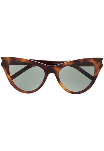 Saint Laurent Eyewear Occhiali da sole cat-eye - Marrone