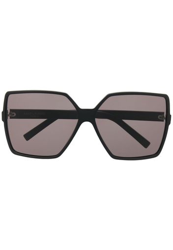 Saint Laurent Eyewear Occhiali da sole oversize - Nero