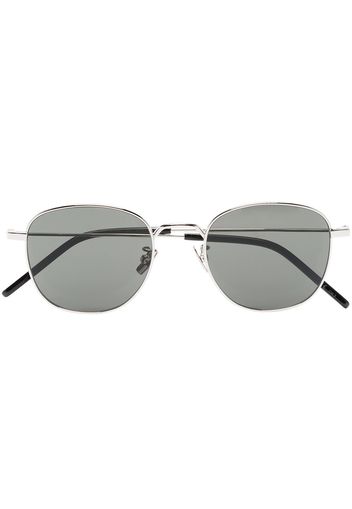 Saint Laurent Eyewear Occhiali da sole tondi - Argento