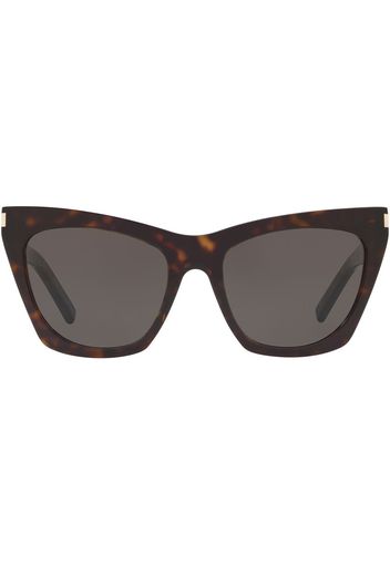 Saint Laurent Eyewear Occhiali da sole cat-eye - Grigio