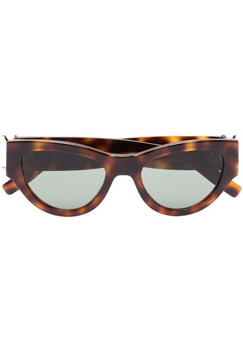 Saint Laurent Eyewear SLP OVRSZD CATEYE YSL LOGO SNGLSES - Marrone