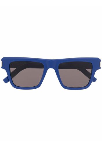 Saint Laurent Eyewear tinted oversize sunglasses - Blu