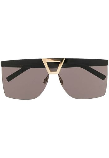 Saint Laurent Eyewear Occhiali da sole squadrati - Nero