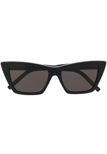 Saint Laurent Eyewear Occhiali da sole con stampa - Nero