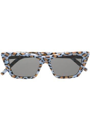 Saint Laurent Eyewear Occhiali da sole Mica cat-eye - Blu