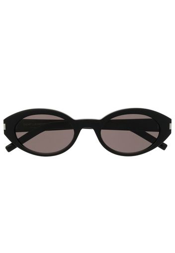 Saint Laurent Eyewear oval frame sunglasses - Nero