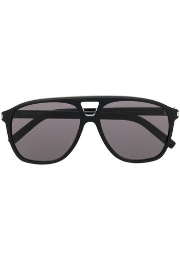 Saint Laurent Eyewear Occhiali da sole con montatura stile pilota - Nero