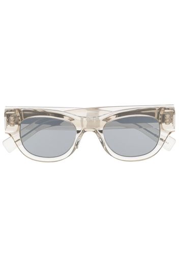 Saint Laurent Eyewear square-frame transparent sunglasses - Grigio