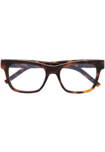 Saint Laurent Eyewear Occhiali cat-eye - Marrone