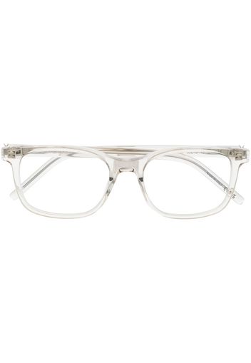 Saint Laurent Eyewear rectangle-frame eyeglasses - Toni neutri