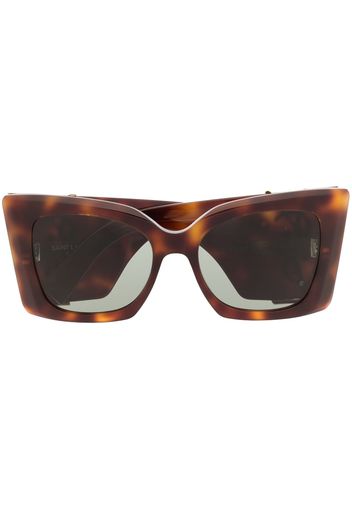 Saint Laurent Eyewear SL M119 oversized cat-eye sunglasses - Marrone