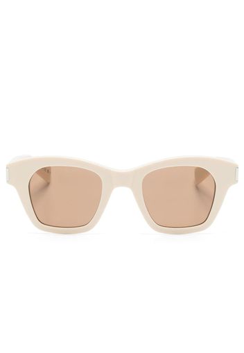 Saint Laurent Eyewear SL 592 square-frame sunglasses - Toni neutri