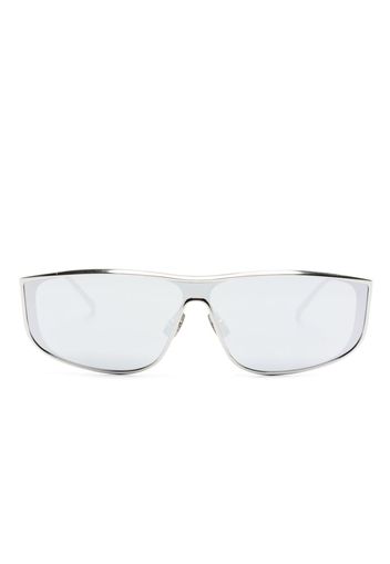 Saint Laurent Eyewear Luna logo-embossed sunglasses - Argento