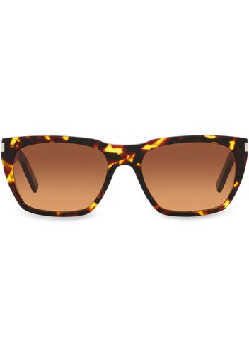 Saint Laurent Eyewear 598 tortoiseshell square-frame sunglasses - Marrone