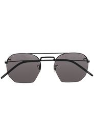 Saint Laurent Eyewear SL 422 hexagonal lens sunglasses - Nero