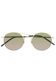 Saint Laurent Eyewear SL421 round-frame sunglasses - Oro