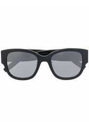 Saint Laurent Eyewear logo-plaque oversize-frame sunglasses - Nero