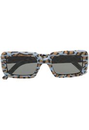 Saint Laurent Eyewear Occhiali da sole rettangolari - Blu