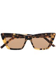 Saint Laurent Eyewear Occhiali da sole Mica cat-eye - Marrone