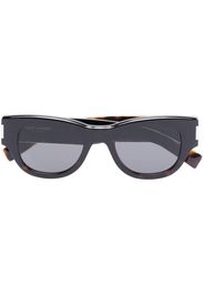 Saint Laurent Eyewear naked wire core cat-eye sunglasses - Marrone