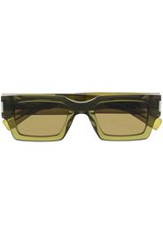 Saint Laurent Eyewear wayfarer-frame sunglasses - Verde