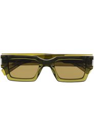 Saint Laurent Eyewear square-frame sunglasses - Verde