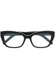 Saint Laurent Eyewear cat-eye frame eyeglasses - Nero