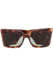 Saint Laurent Eyewear SL M119 oversized cat-eye sunglasses - Marrone