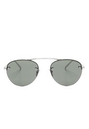 Saint Laurent Eyewear SL 575 round-frame sunglasses - Argento