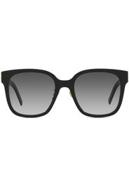 Saint Laurent Eyewear oversized-frame logo-plaque sunglasses - Nero