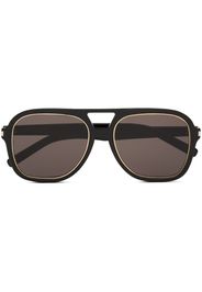 Saint Laurent Eyewear Occhiali da sole SL 602 Rim con montatura stile pilota - Nero