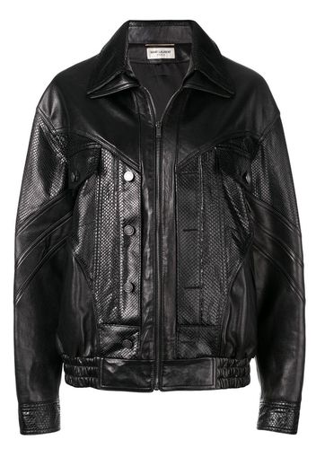 Giacca biker con zip