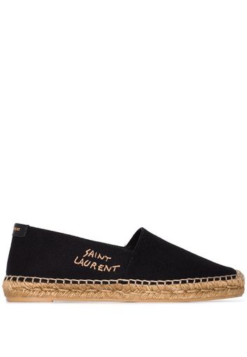 logo embroidered espadrilles