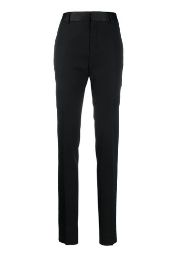 slim-fit tailored trousers