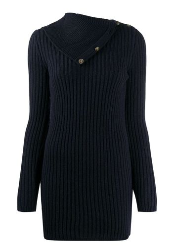 fold-over collar jumper