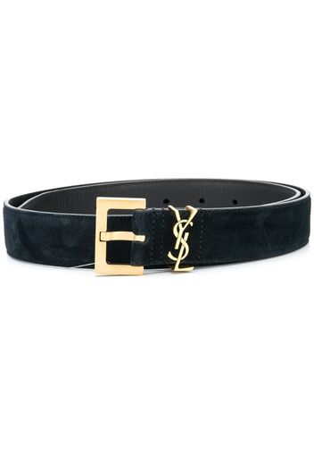 logo plaque belt