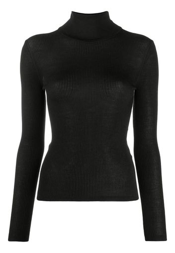 fitted rollneck jumper