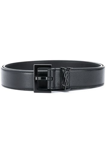 monogram buckle belt