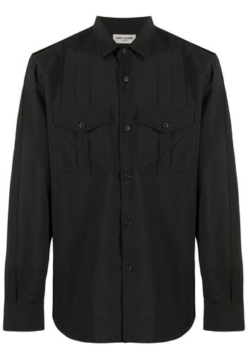 wool military shirt