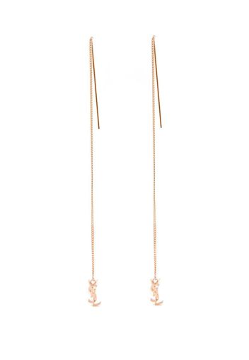 Saint Laurent EARRING YSL 2 LONG C - Oro