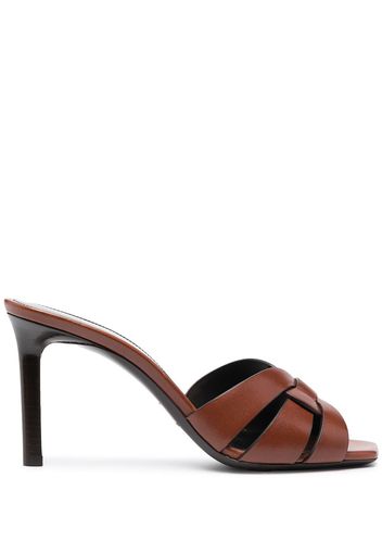 Saint Laurent Tribute stiletto sandals - Marrone