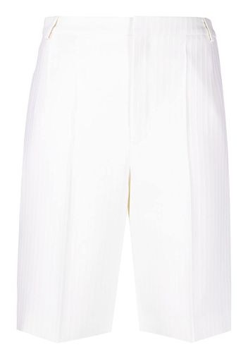 Saint Laurent pinstripe tailored shorts - Toni neutri