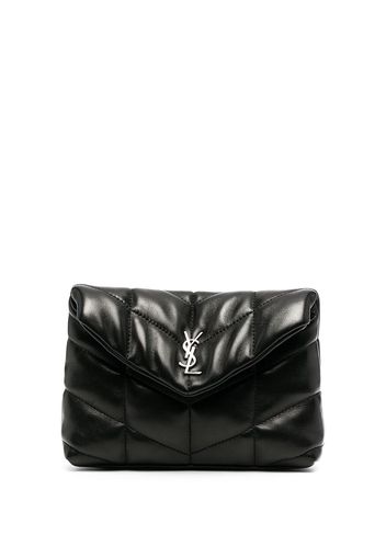 Saint Laurent Clutch Loulou Puffer - Nero