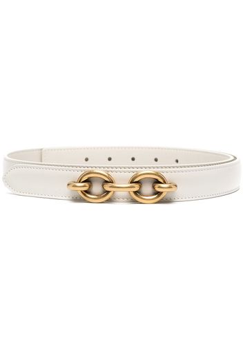 Saint Laurent chain-detail belt - Toni neutri