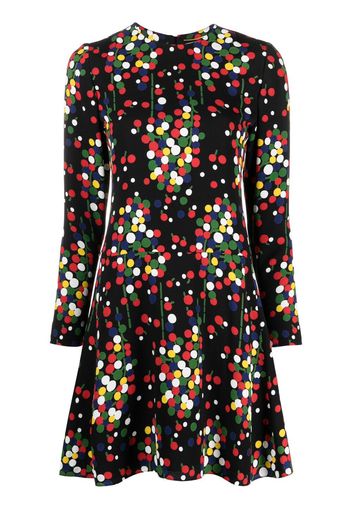 Saint Laurent Abito a pois - Nero