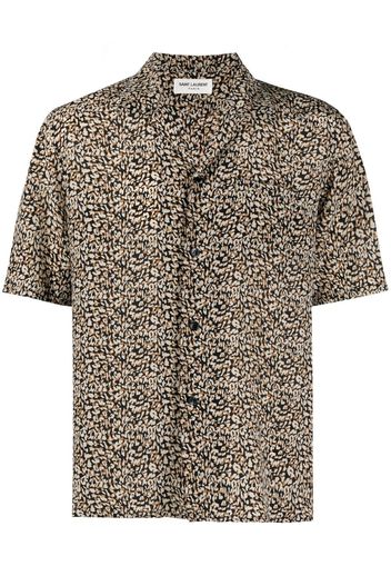 Saint Laurent Camicia con stampa - Nero