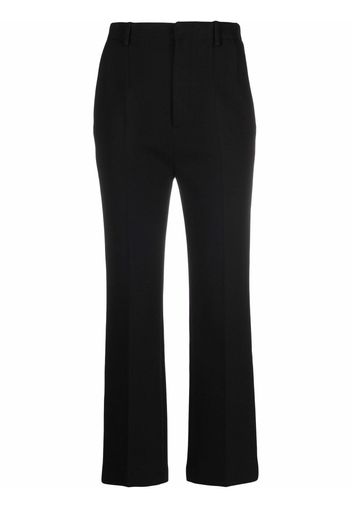 Saint Laurent cropped flared trousers - Nero