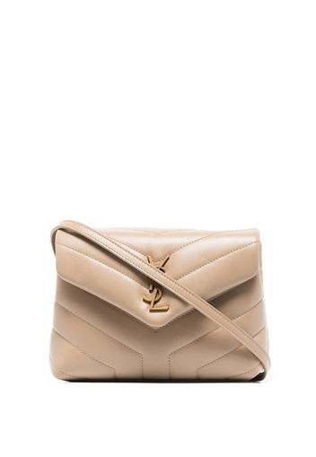 Saint Laurent Loulou leather shoulder bag - Toni neutri