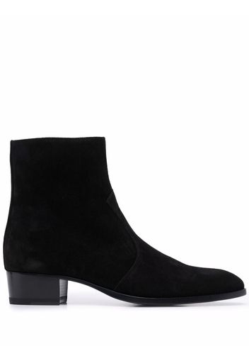 Saint Laurent zip-fastening ankle boots - Nero